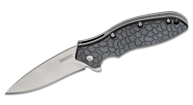 Kershaw 1830 Oso Sweet Assisted Flipper Knife | Razor-Sharp EDC Pocket Knife with SpeedSafe Opening and Glass-Filled Nylon Handle - BoomStick Tactical Gear