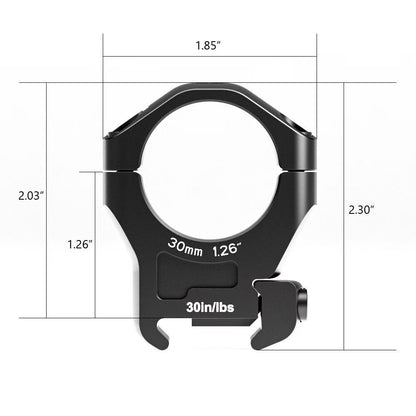 Arken Optics HALO Scope Rings - Precision Mounting for Tactical and Long-Range Rifles - BoomStick Tactical Gear