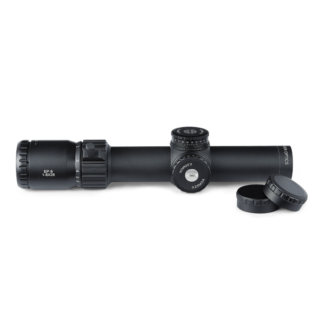 Arken Optics EP8 1-8×28 LVPO FFP Scope – First Focal Plane Tactical Rifle Scope for Close to Mid-Range Precision