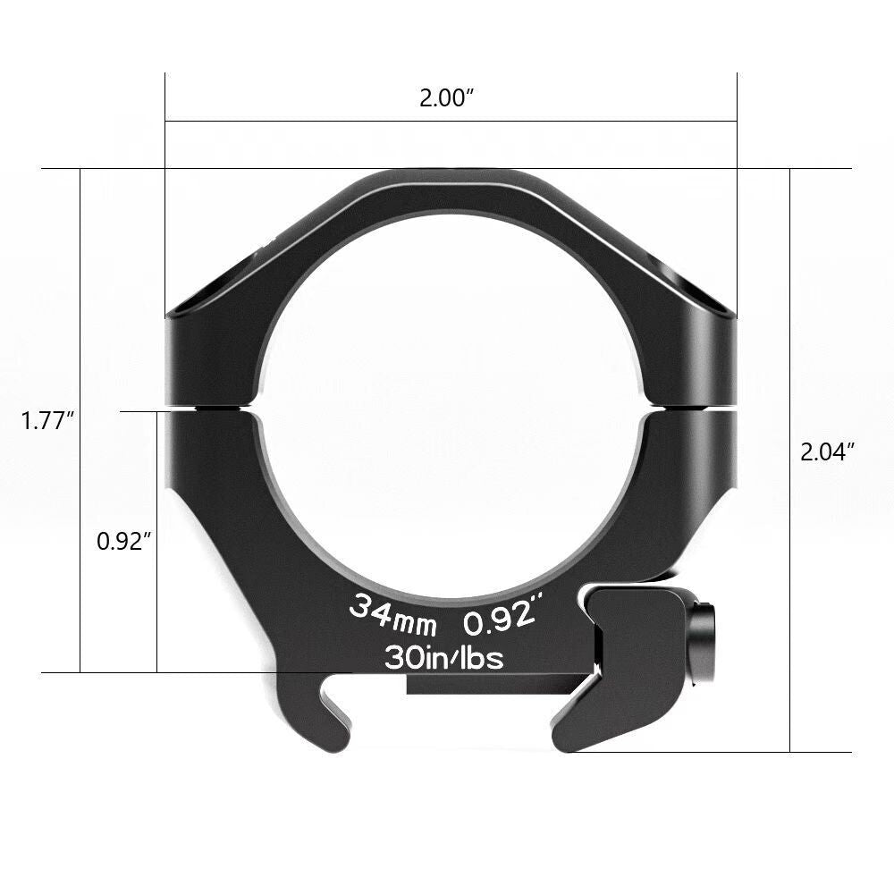 Arken Optics HALO Scope Rings - Precision Mounting for Tactical and Long-Range Rifles