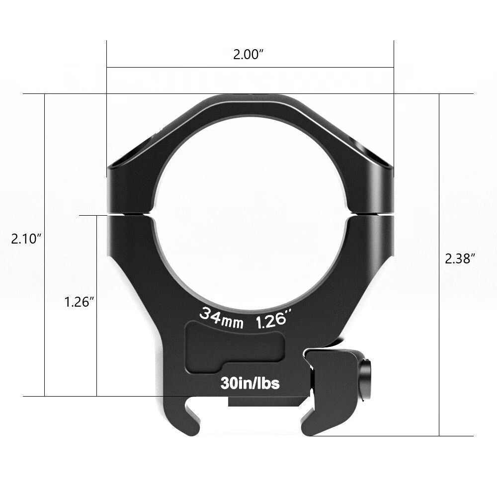 Arken Optics HALO Scope Rings - Precision Mounting for Tactical and Long-Range Rifles