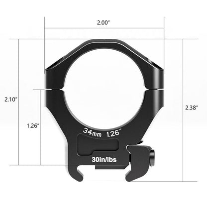 Arken Optics HALO Scope Rings - Precision Mounting for Tactical and Long-Range Rifles - BoomStick Tactical Gear