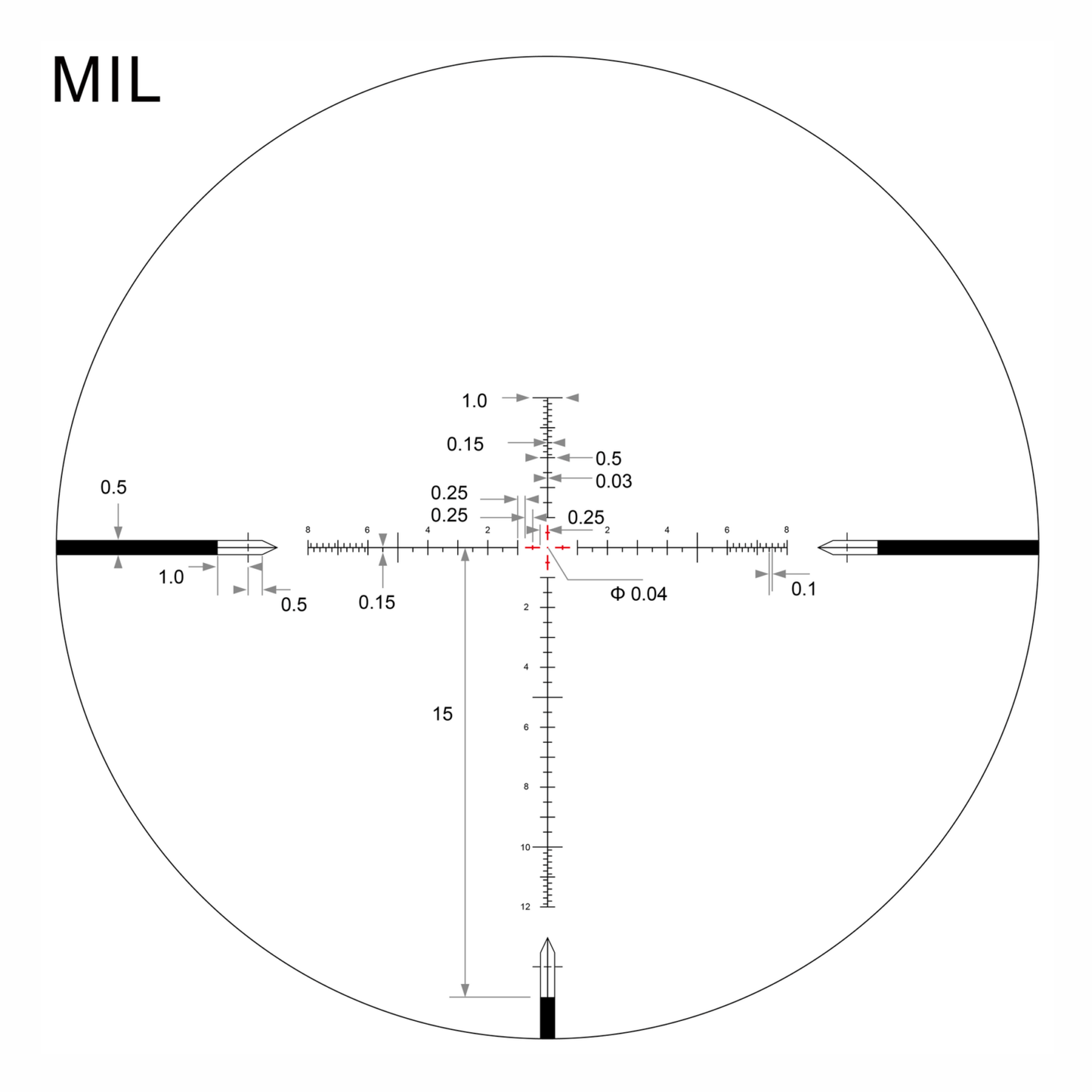 Arken Optics SH4J 6-24X50 FFP Rifle Scope – Long-Range Precision with First Focal Plane Reticle