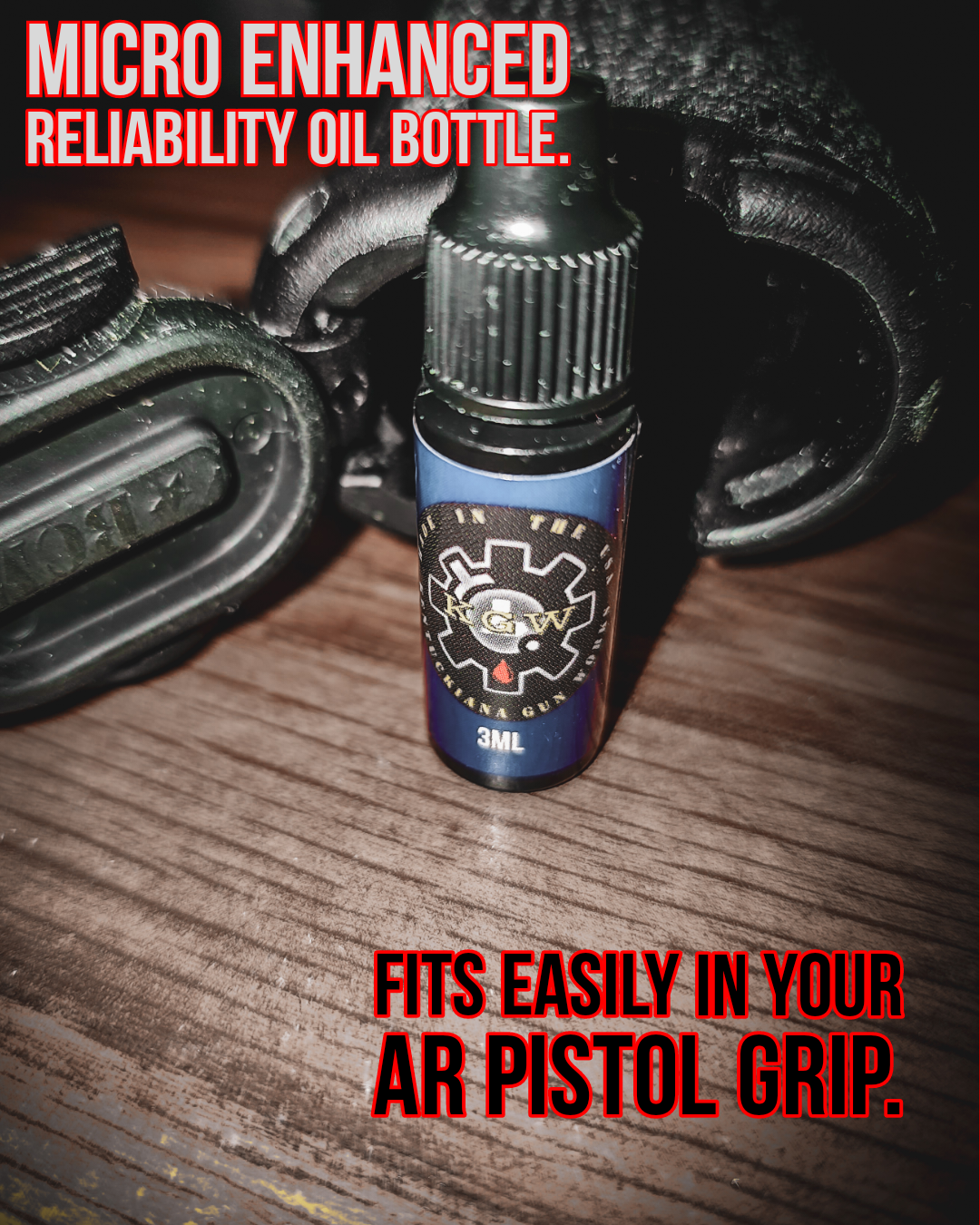 Micro Bottle of Enhanced Reliability Oil - BoomStick Tactical Gear