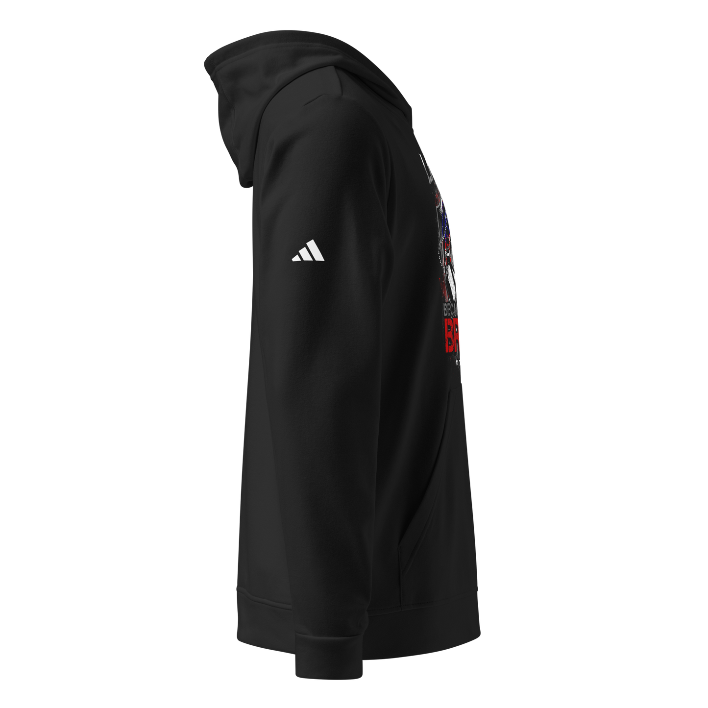 Land of the Free because of the Brave adidas fleece hoodie - BoomStick Tactical Gear