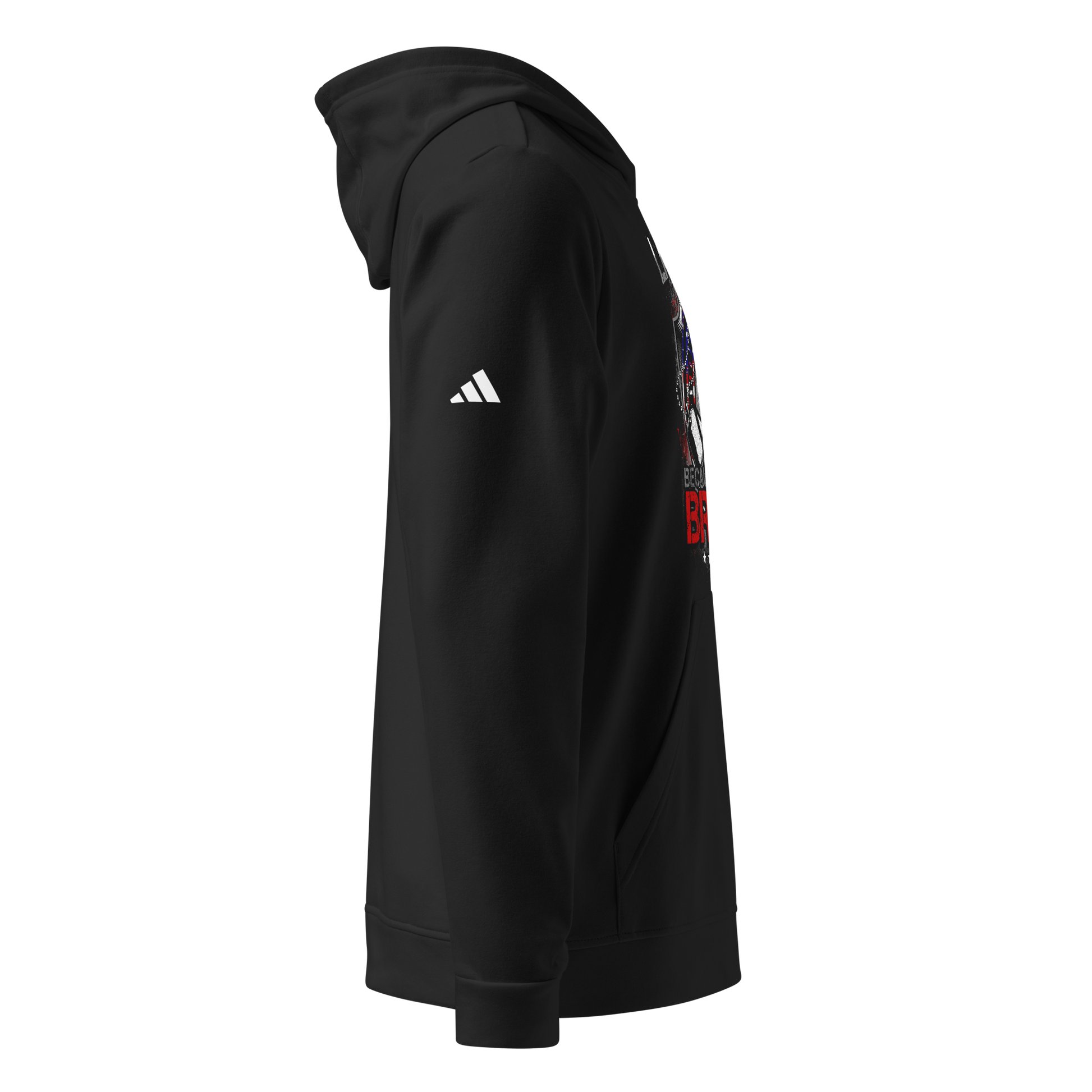 Land of the Free because of the Brave adidas fleece hoodie - BoomStick Tactical Gear