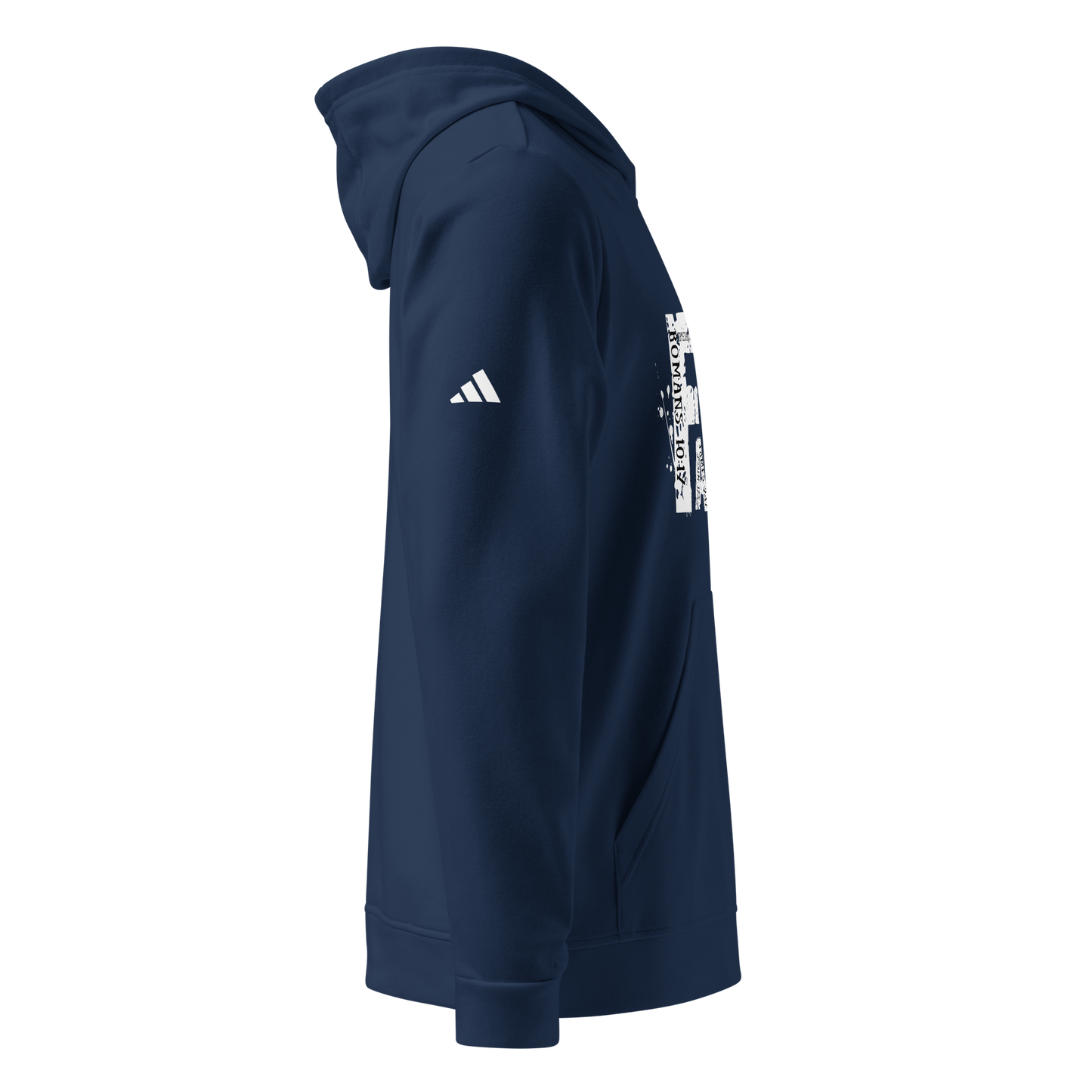 Adidas Fleece-Lined Hoodie with "Faith" Graphic and Bible Verse Design - BoomStick Tactical Gear