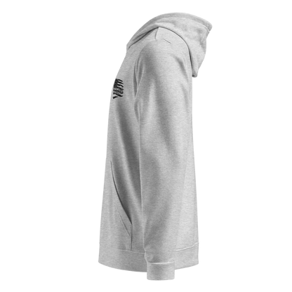 Adidas Fleece Hoodie with American Flag and "We The People" Design – Patriotic and Comfortable Apparel - BoomStick Tactical Gear