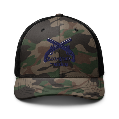 BoomStick Camouflage Trucker Hat - BoomStick Tactical Gear