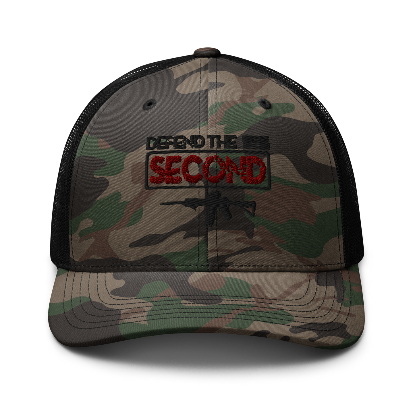 Defend the Second Camouflage Trucker Hat