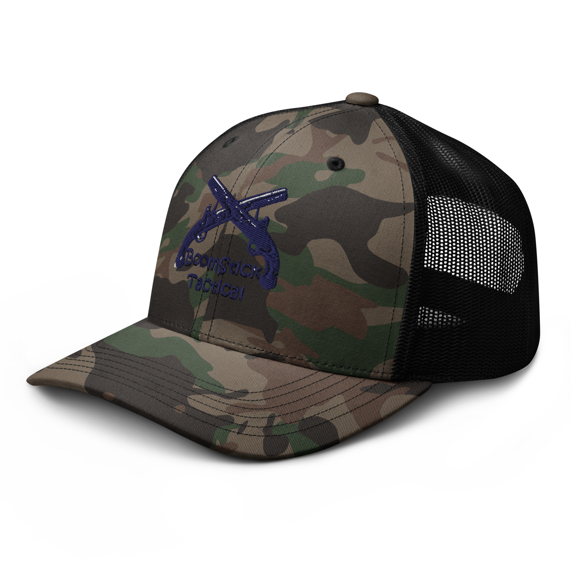 BoomStick Camouflage Trucker Hat - BoomStick Tactical Gear