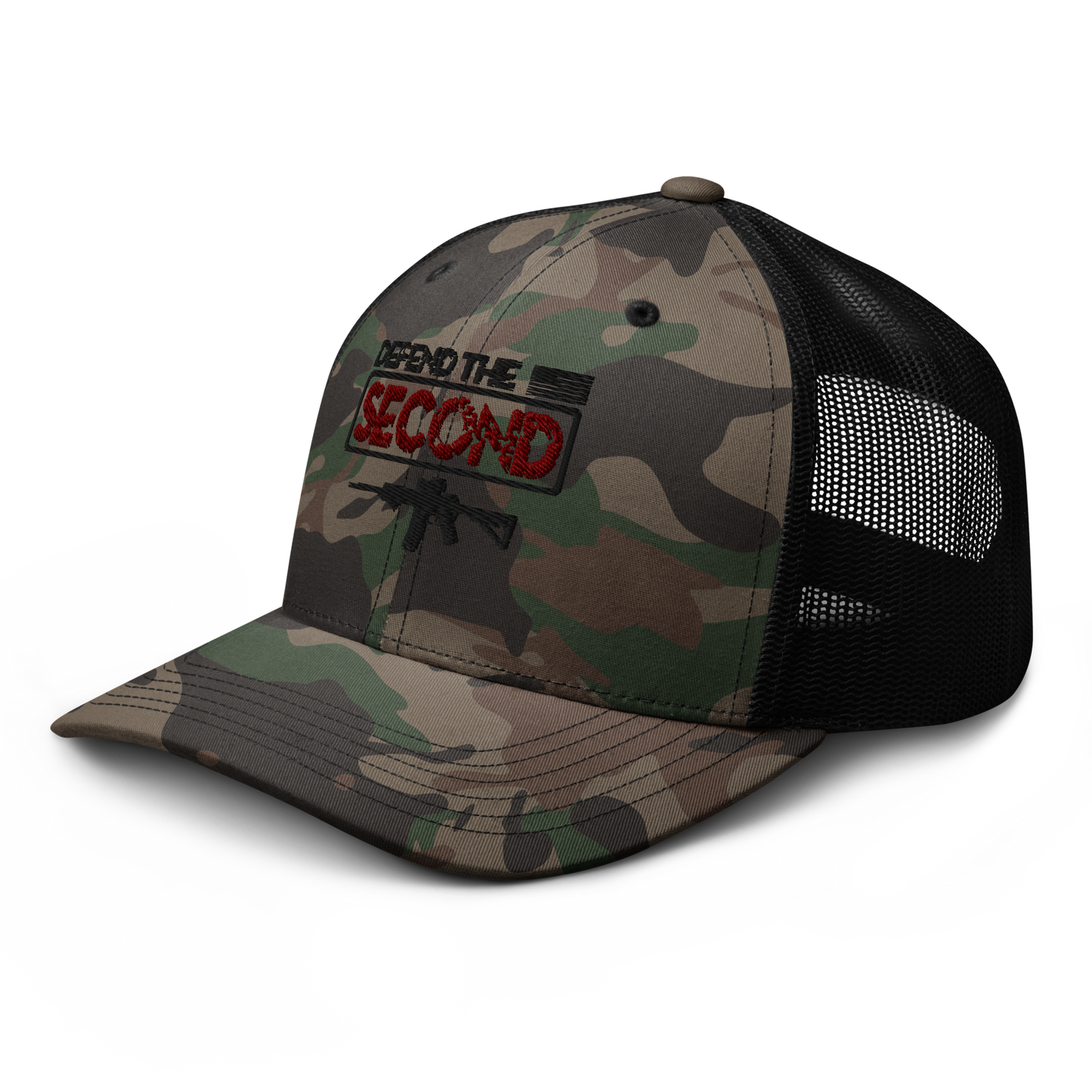 Defend the Second Camouflage Trucker Hat