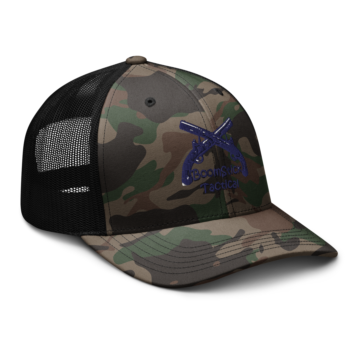 BoomStick Camouflage Trucker Hat - BoomStick Tactical Gear