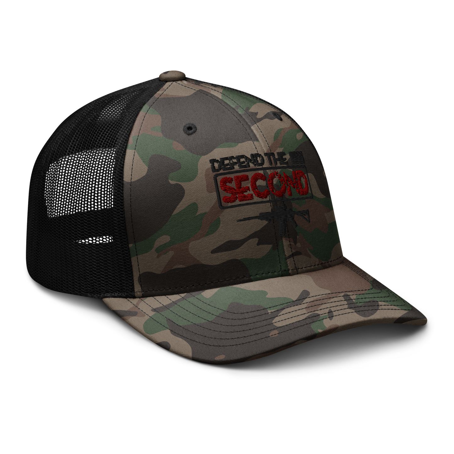 Defend the Second Camouflage Trucker Hat