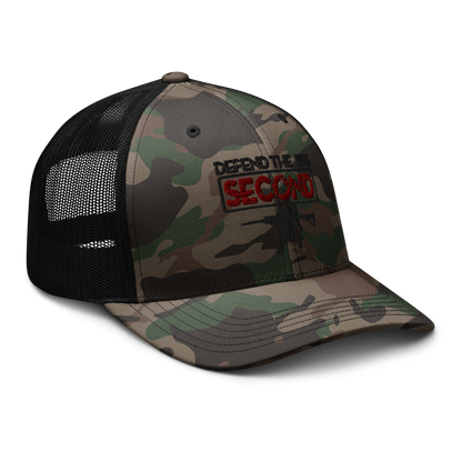 Defend the Second Camouflage Trucker Hat - BoomStick Tactical Gear