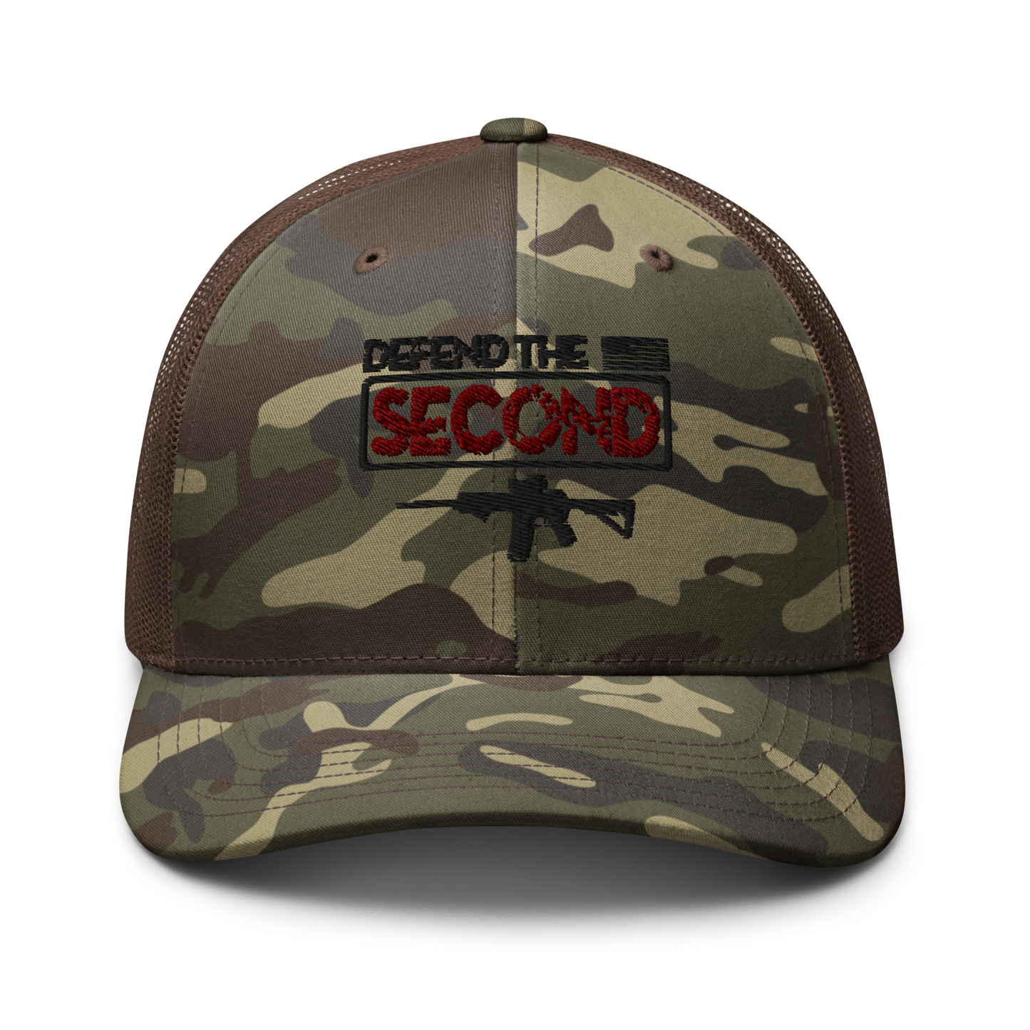 Defend the Second Camouflage Trucker Hat