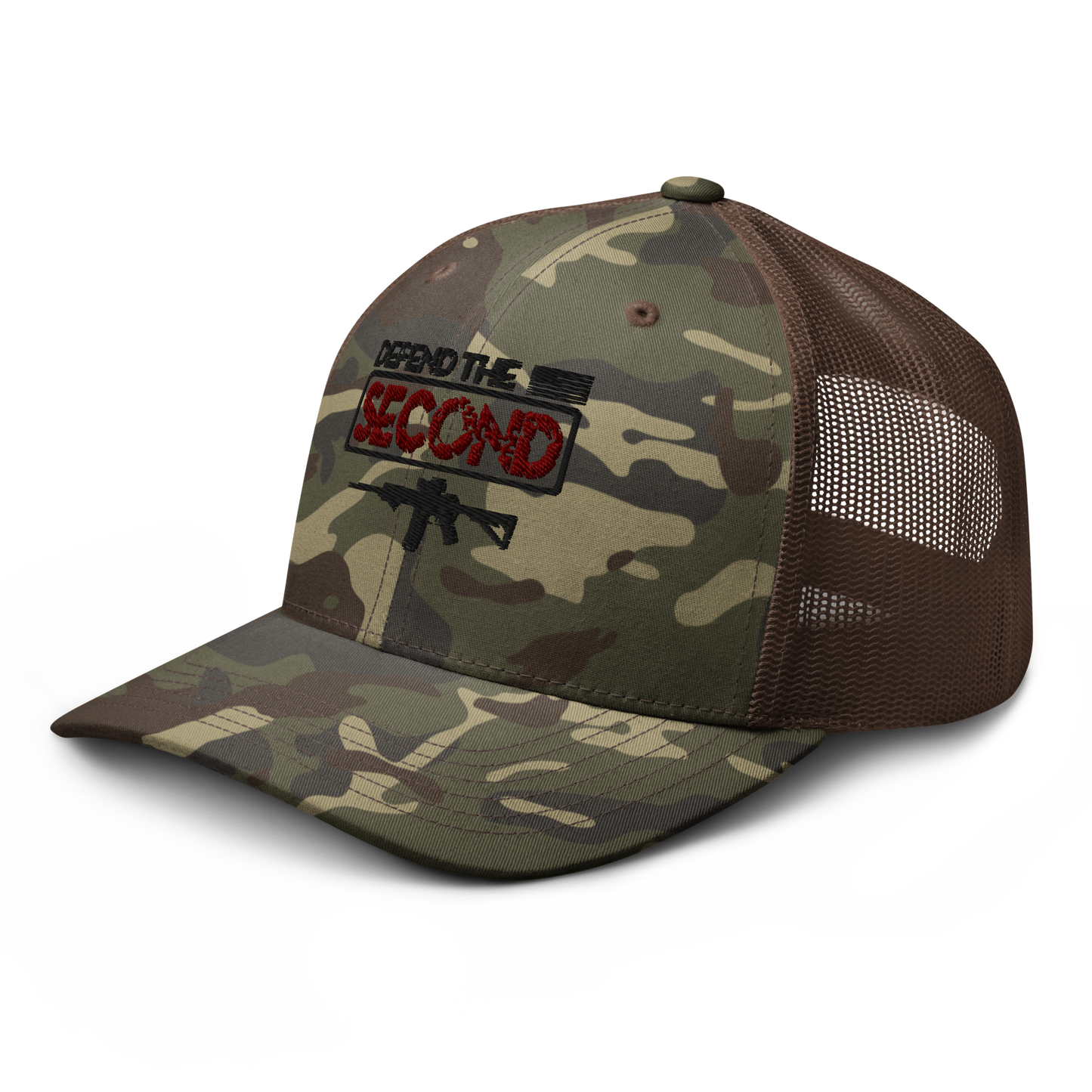 Defend the Second Camouflage Trucker Hat