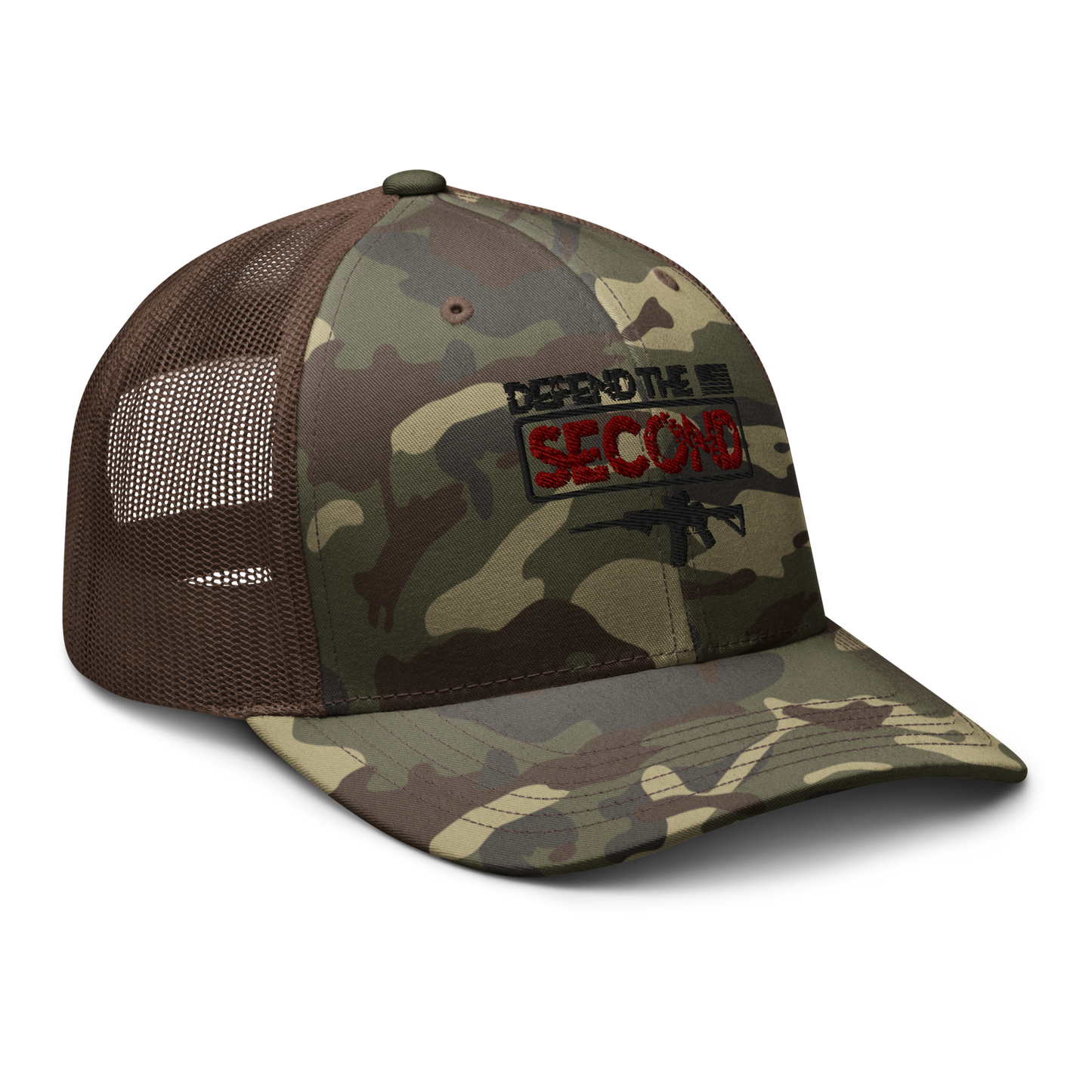 Defend the Second Camouflage Trucker Hat