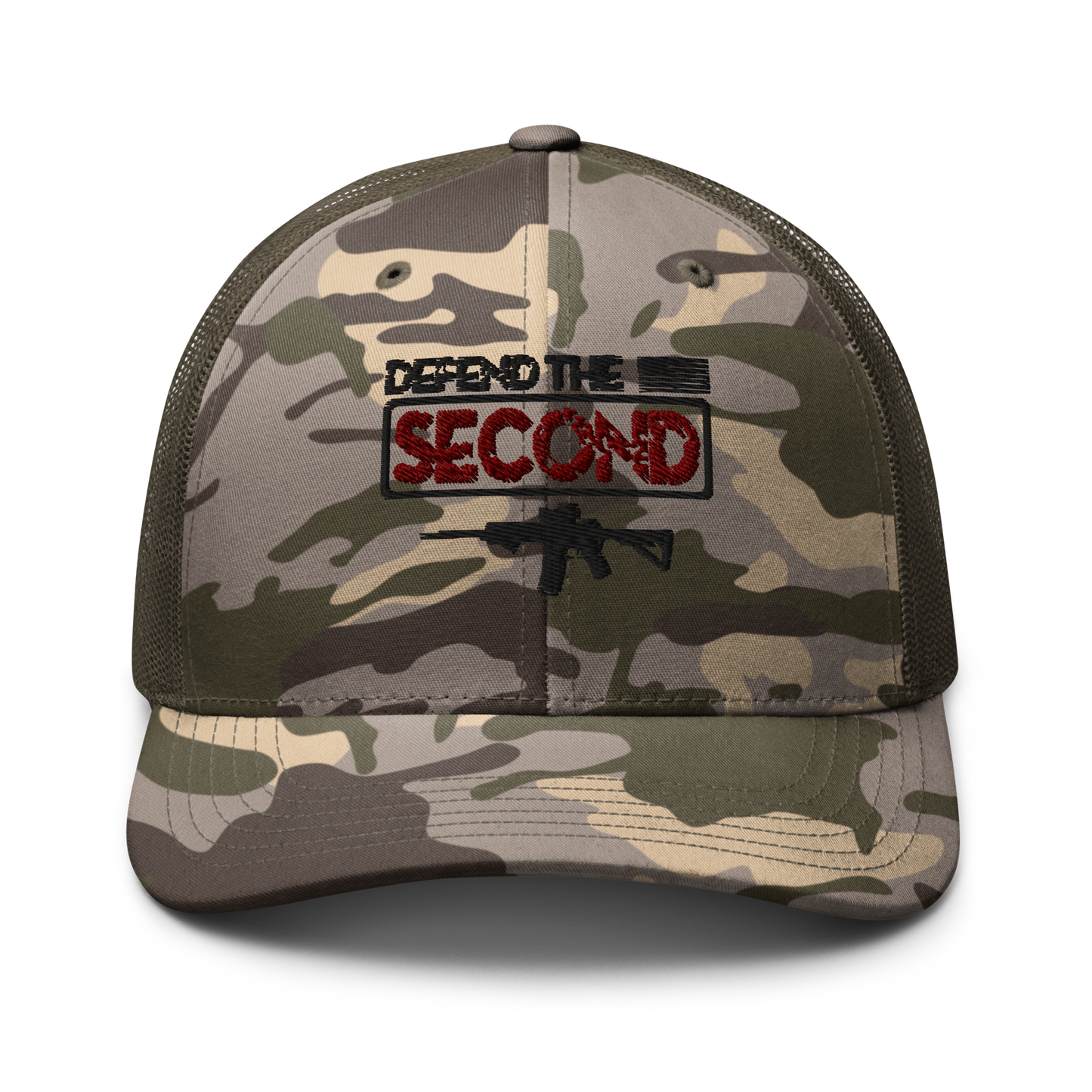 Defend the Second Camouflage Trucker Hat