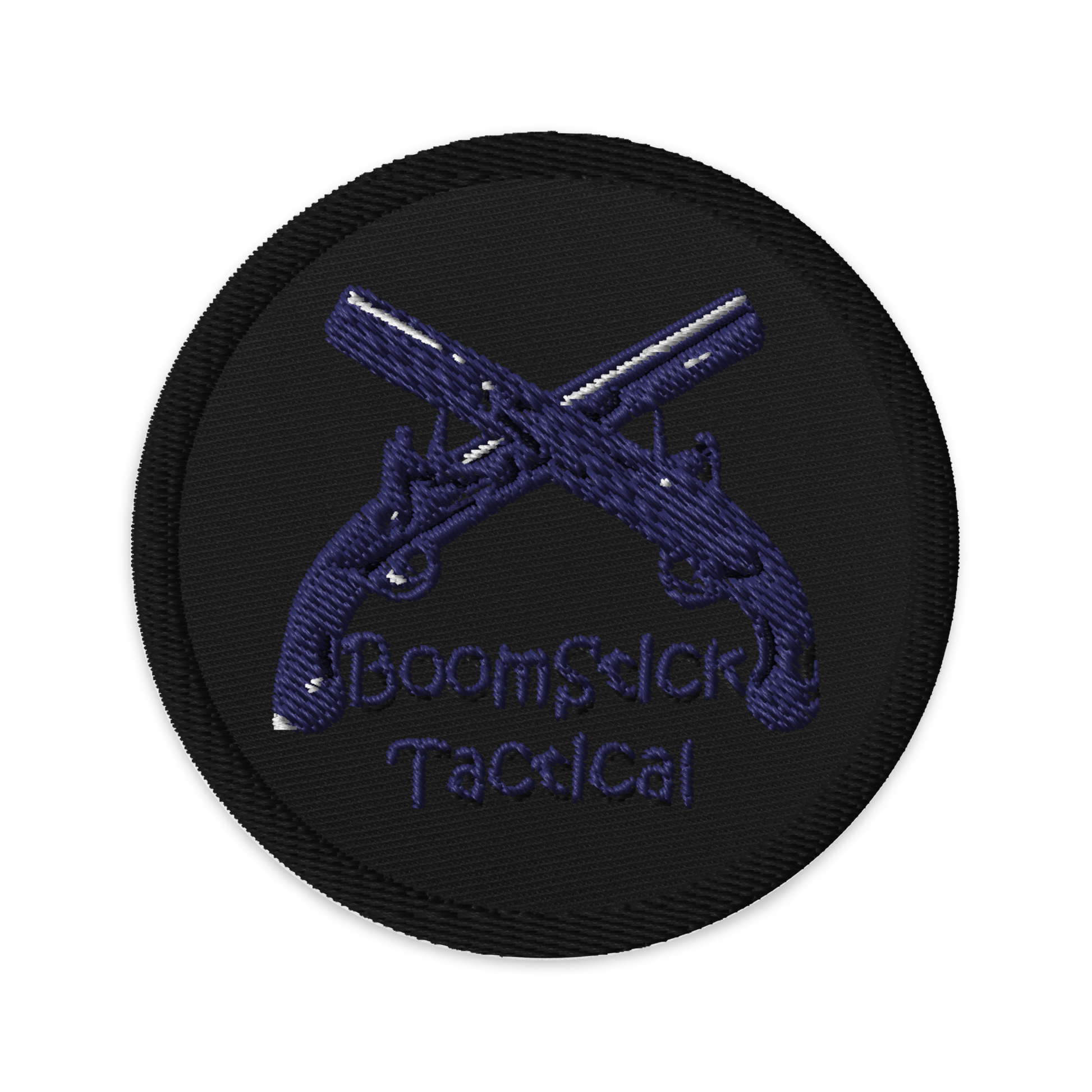 BoomStick Tactical Channel Logo Patch Dark - Premium Quality Tactical Embroidered Patch for Gear and Apparel - BoomStick Tactical Gear