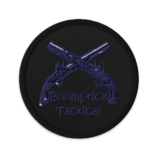 BoomStick Tactical Channel Logo Patch Dark - Premium Quality Tactical Embroidered Patch for Gear and Apparel - BoomStick Tactical Gear