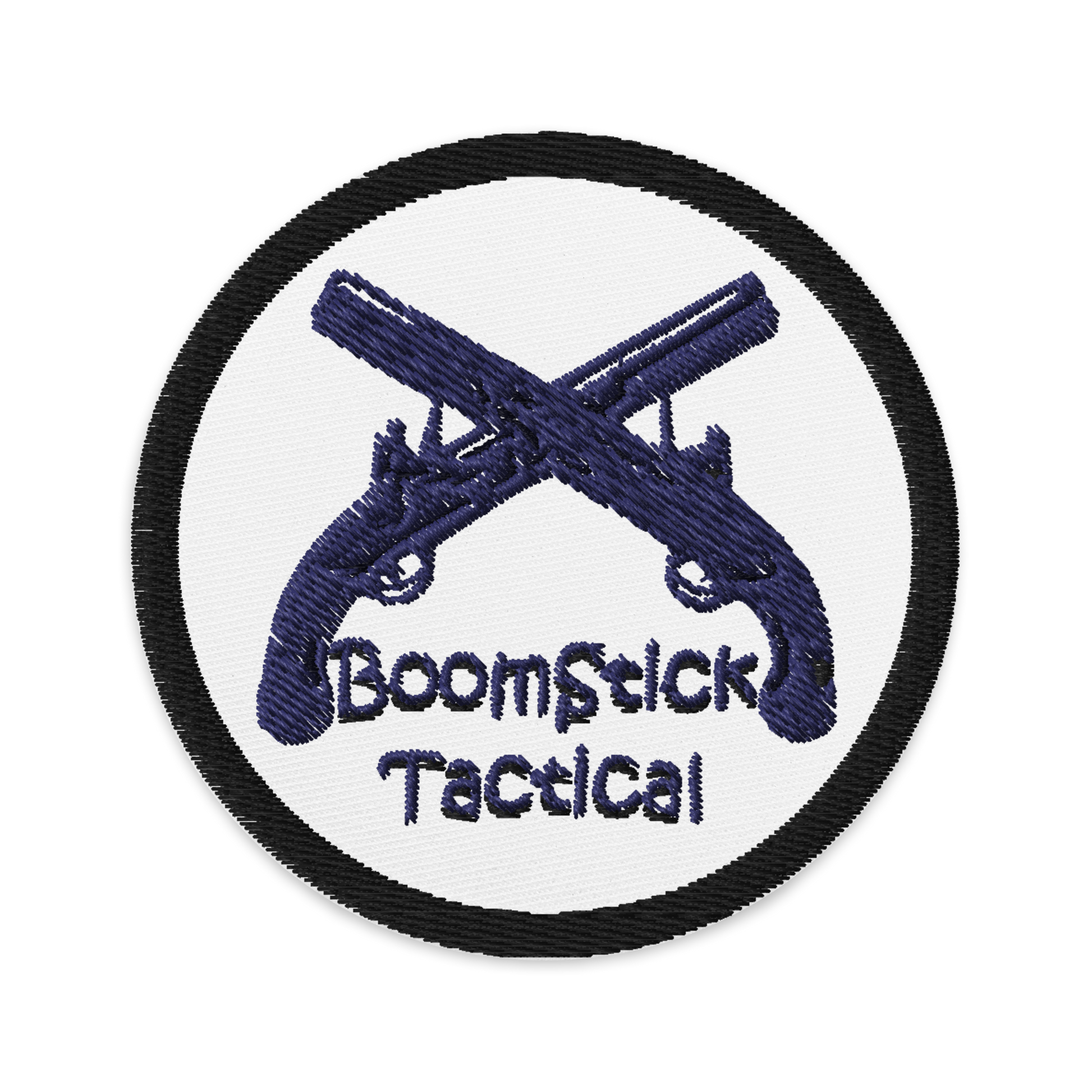 BoomStick Tactical Channel Logo Patch Light - Premium Quality Tactical Embroidered Patch for Gear and Apparel - BoomStick Tactical Gear