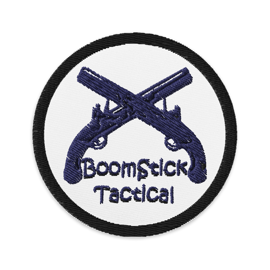 BoomStick Tactical Channel Logo Patch Light - Premium Quality Tactical Embroidered Patch for Gear and Apparel - BoomStick Tactical Gear