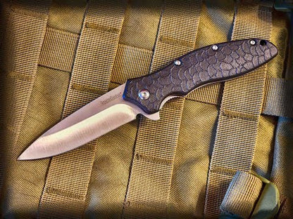 Kershaw 1830 Oso Sweet Assisted Flipper Knife | Razor-Sharp EDC Pocket Knife with SpeedSafe Opening and Glass-Filled Nylon Handle