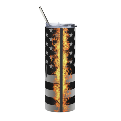 20 oz Tumbler with "Don't Tread On Me" - Patriotic Gadsden Flag Design - BoomStick Tactical Gear