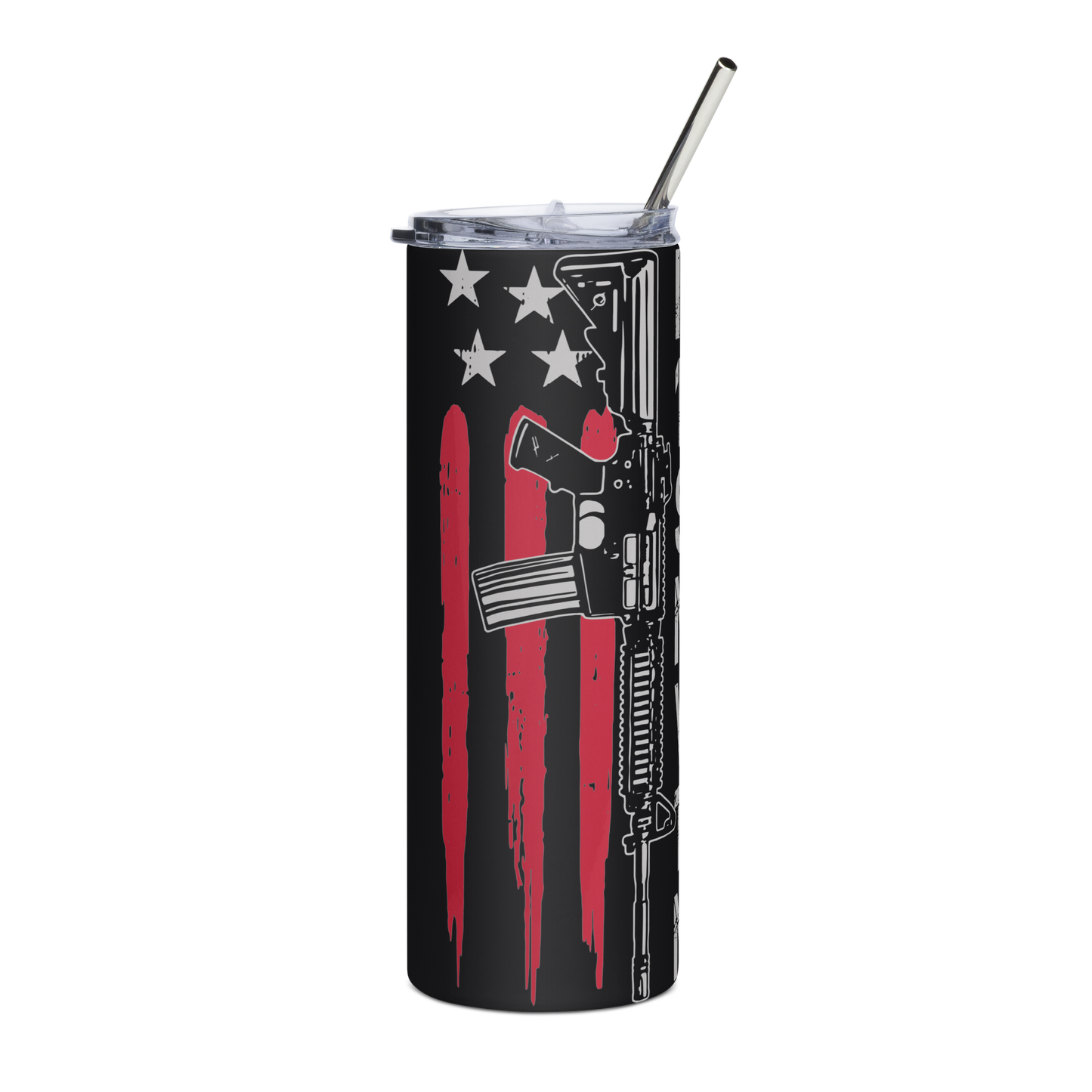 1776% sure they will not be taking my guns Stainless steel tumbler