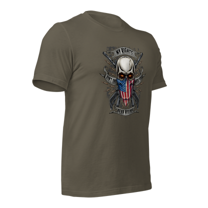 My Rights Don't End Where Your Feelings Begin – Bold Patriotic Statement Tee - BoomStick Tactical Gear