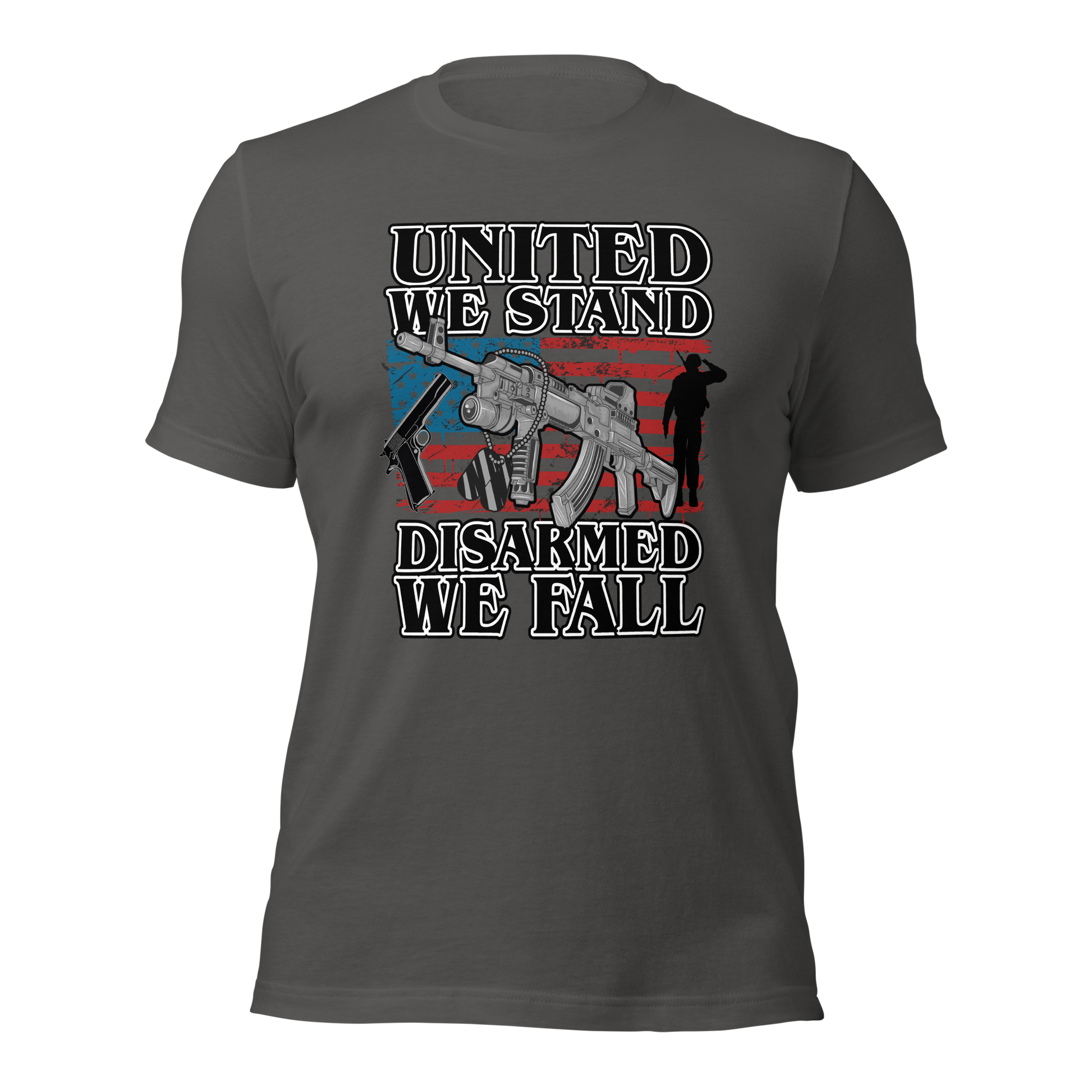 United We Stand Disarmed we Fall T-Shirt - BoomStick Tactical Gear