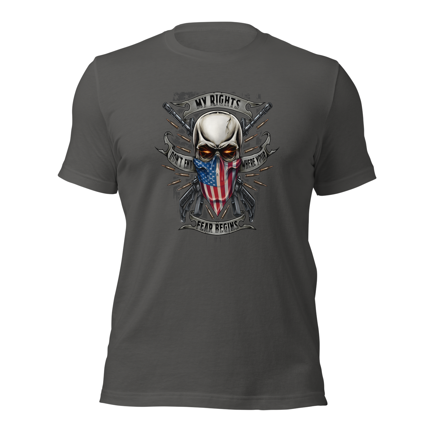 My Rights Don't End Where Your Feelings Begin – Bold Patriotic Statement Tee - BoomStick Tactical Gear