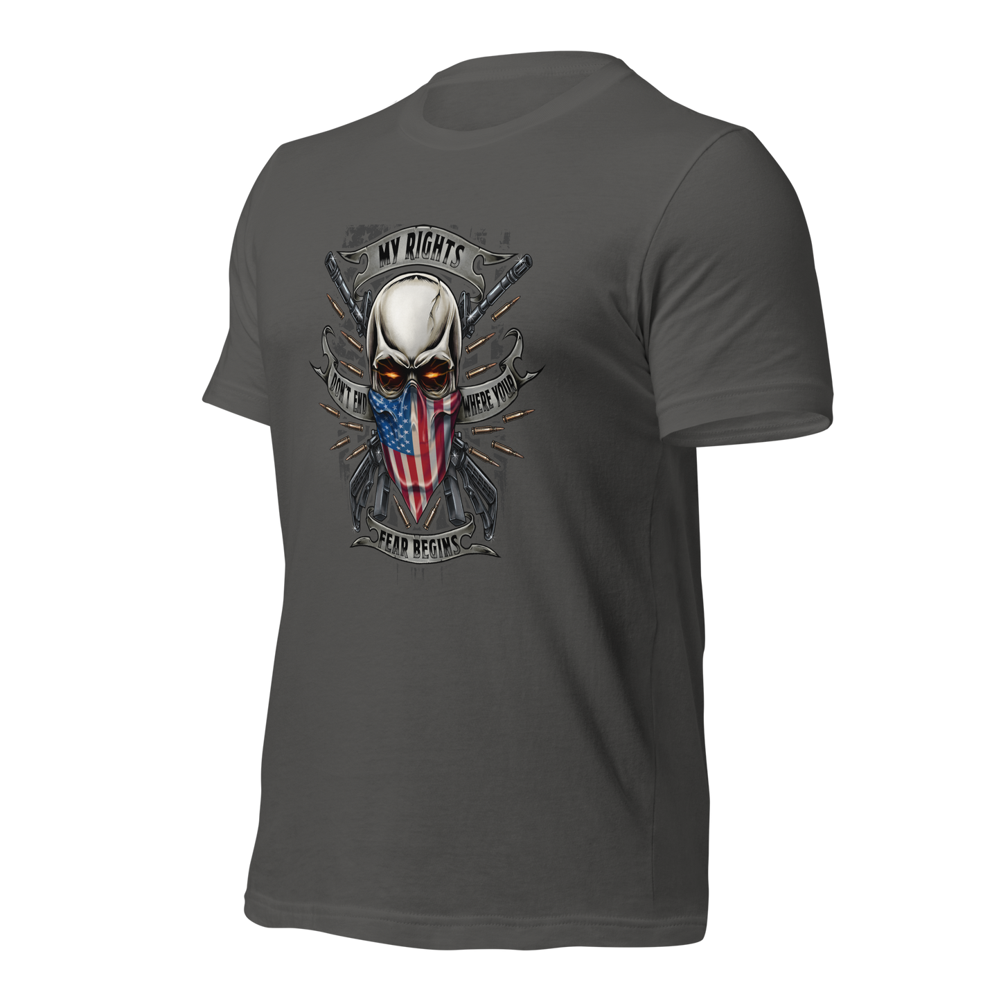 My Rights Don't End Where Your Feelings Begin – Bold Patriotic Statement Tee - BoomStick Tactical Gear