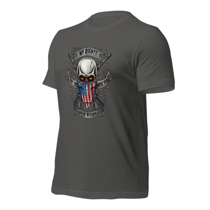 My Rights Don't End Where Your Feelings Begin – Bold Patriotic Statement Tee - BoomStick Tactical Gear