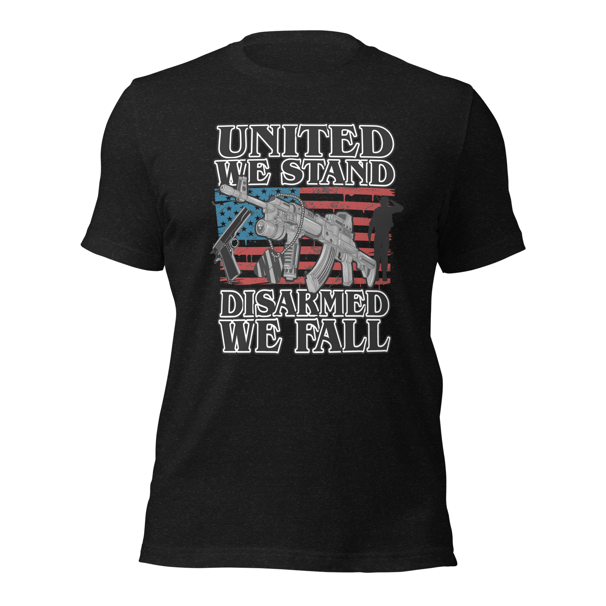 United We Stand Disarmed we Fall T-Shirt - BoomStick Tactical Gear