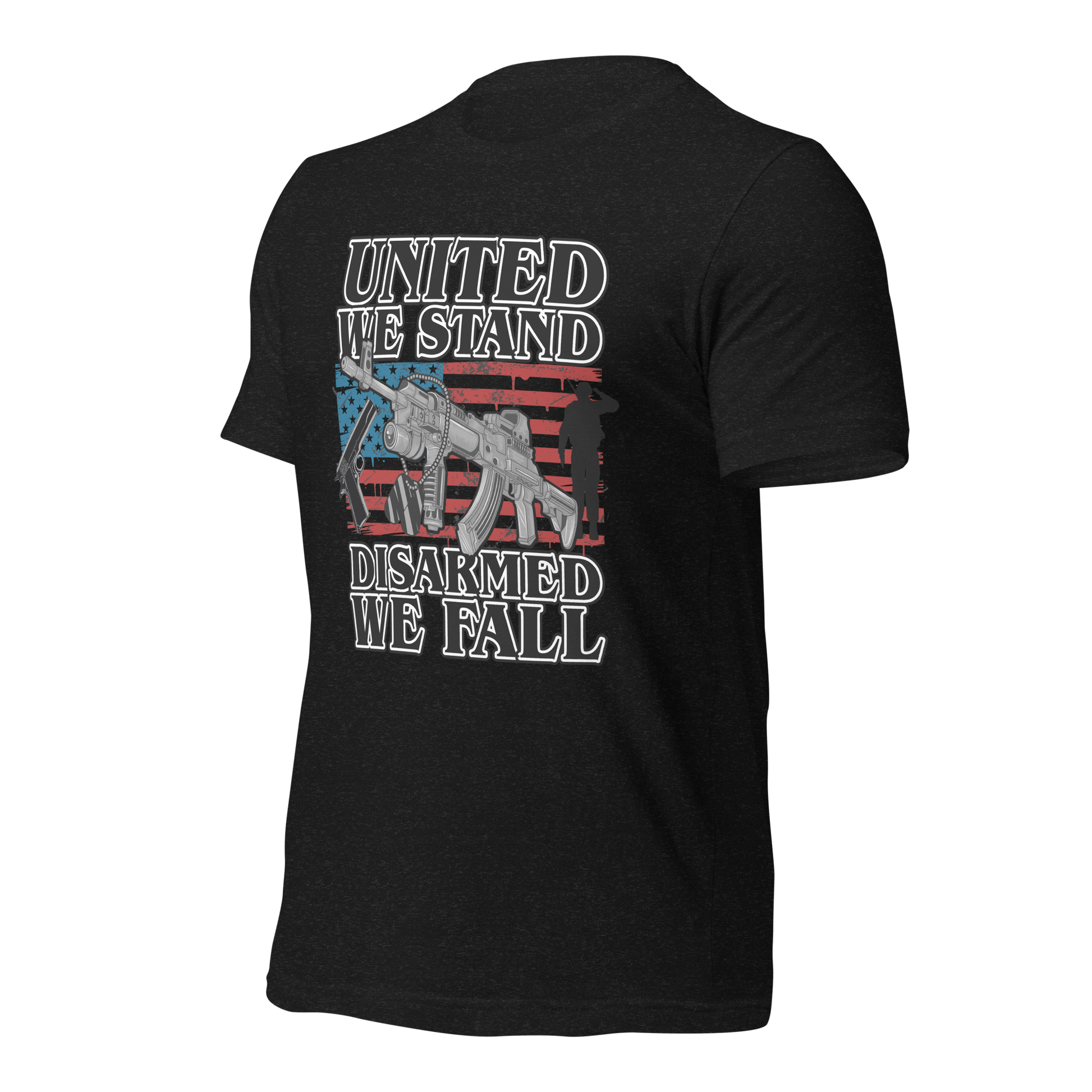 United We Stand Disarmed we Fall T-Shirt - BoomStick Tactical Gear