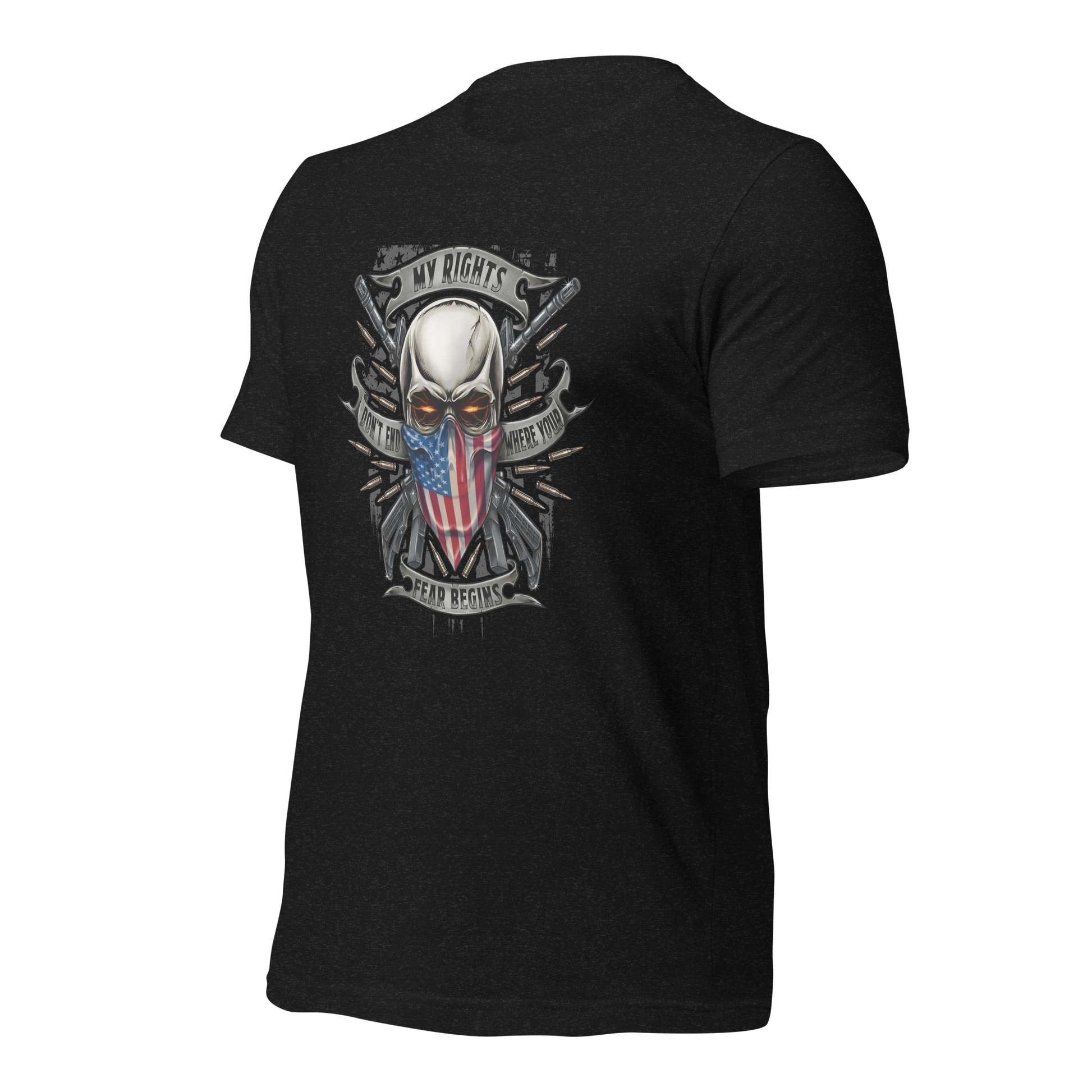 My Rights Don't End Where Your Feelings Begin – Bold Patriotic Statement Tee - BoomStick Tactical Gear