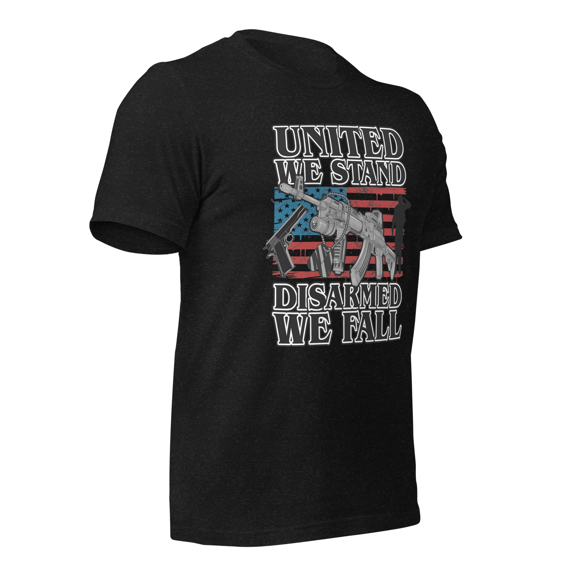 United We Stand Disarmed we Fall T-Shirt - BoomStick Tactical Gear