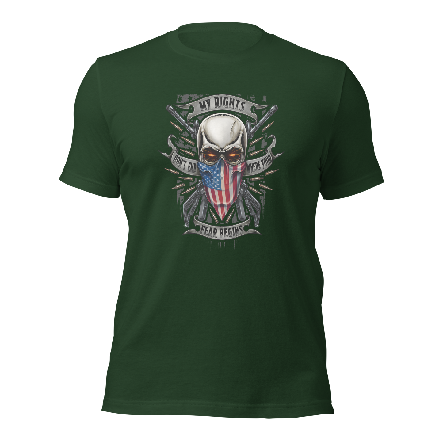 My Rights Don't End Where Your Feelings Begin – Bold Patriotic Statement Tee - BoomStick Tactical Gear