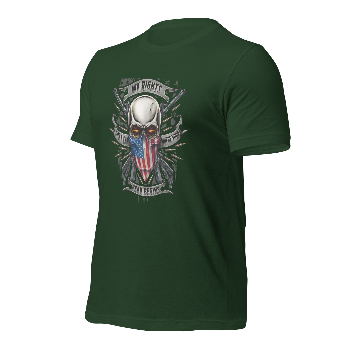 My Rights Don't End Where Your Feelings Begin – Bold Patriotic Statement Tee - BoomStick Tactical Gear