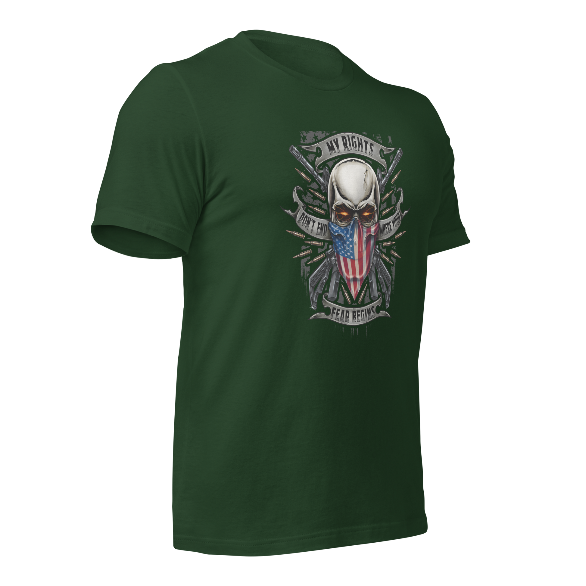 My Rights Don't End Where Your Feelings Begin – Bold Patriotic Statement Tee - BoomStick Tactical Gear