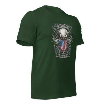 My Rights Don't End Where Your Feelings Begin – Bold Patriotic Statement Tee - BoomStick Tactical Gear