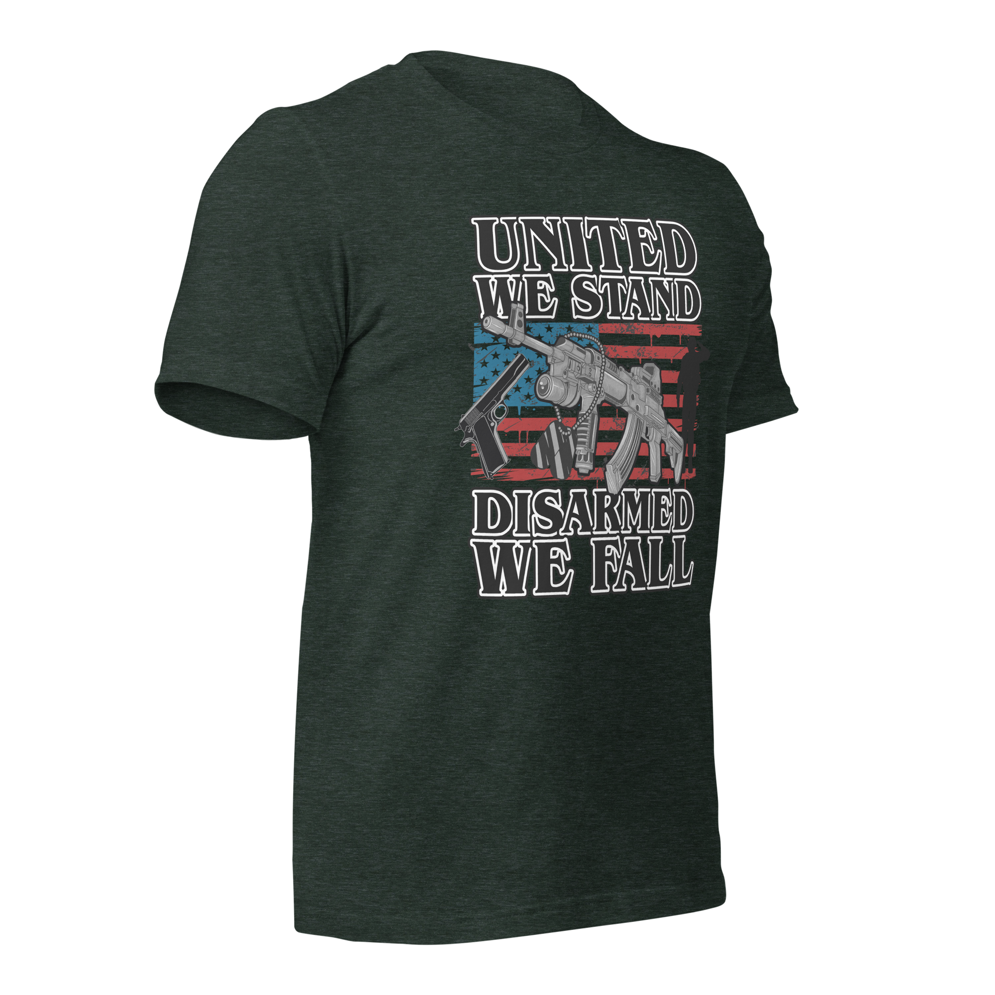 United We Stand Disarmed we Fall T-Shirt - BoomStick Tactical Gear