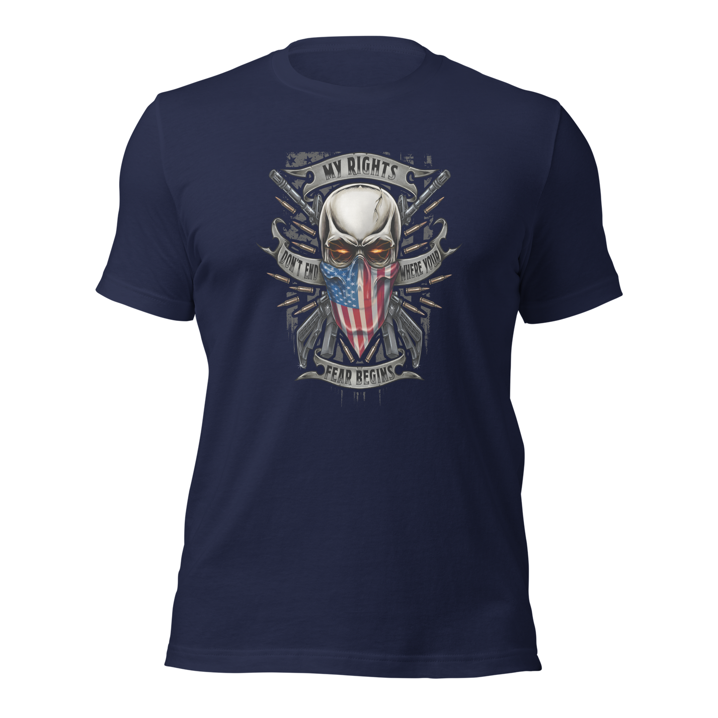 My Rights Don't End Where Your Feelings Begin – Bold Patriotic Statement Tee - BoomStick Tactical Gear