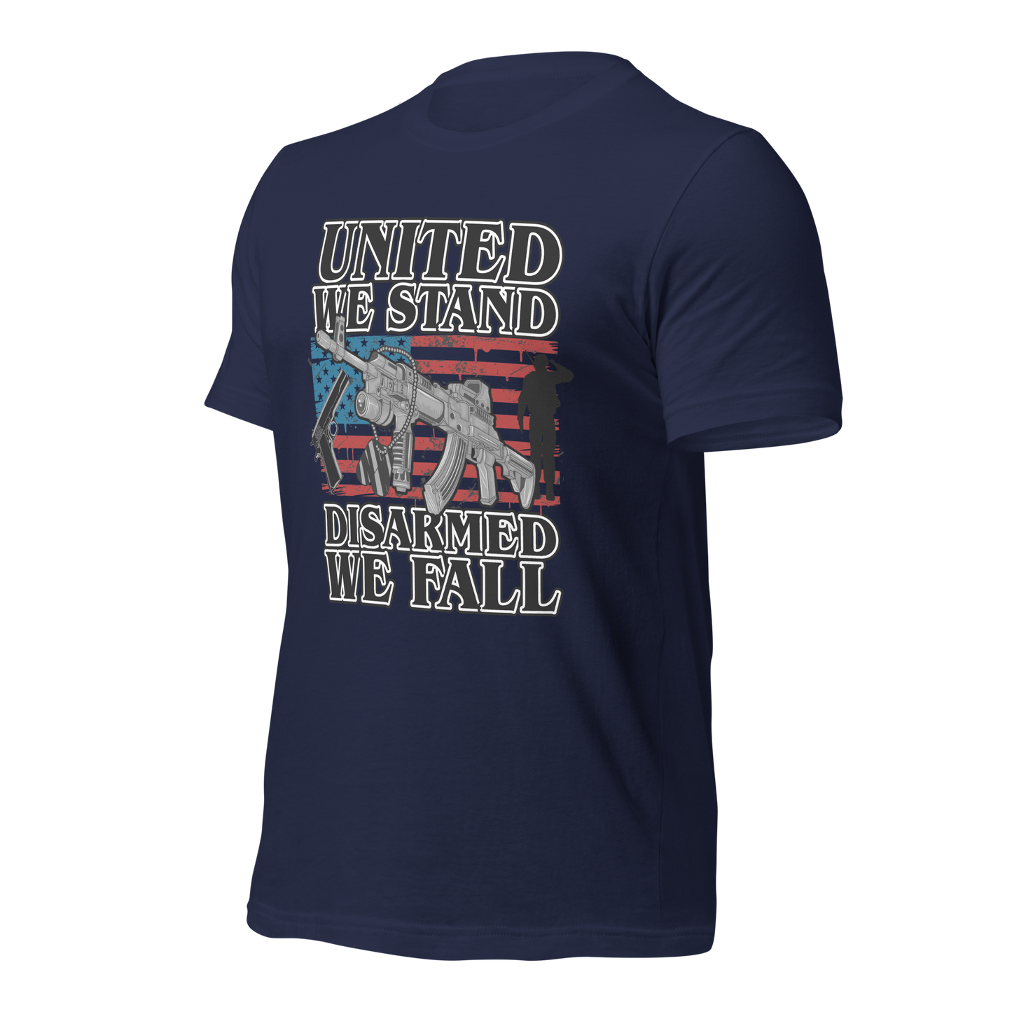 United We Stand Disarmed we Fall T-Shirt - BoomStick Tactical Gear