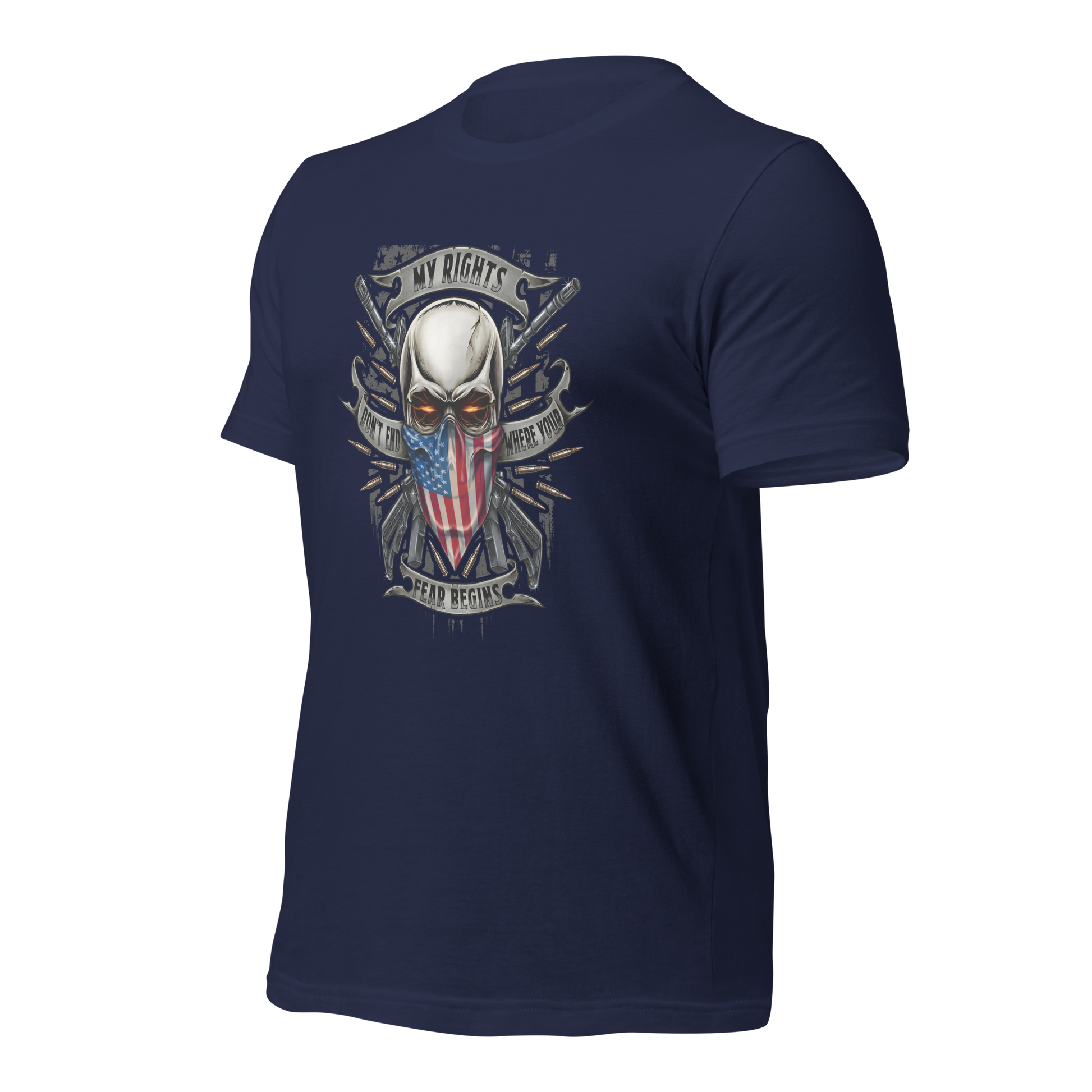 My Rights Don't End Where Your Feelings Begin – Bold Patriotic Statement Tee - BoomStick Tactical Gear