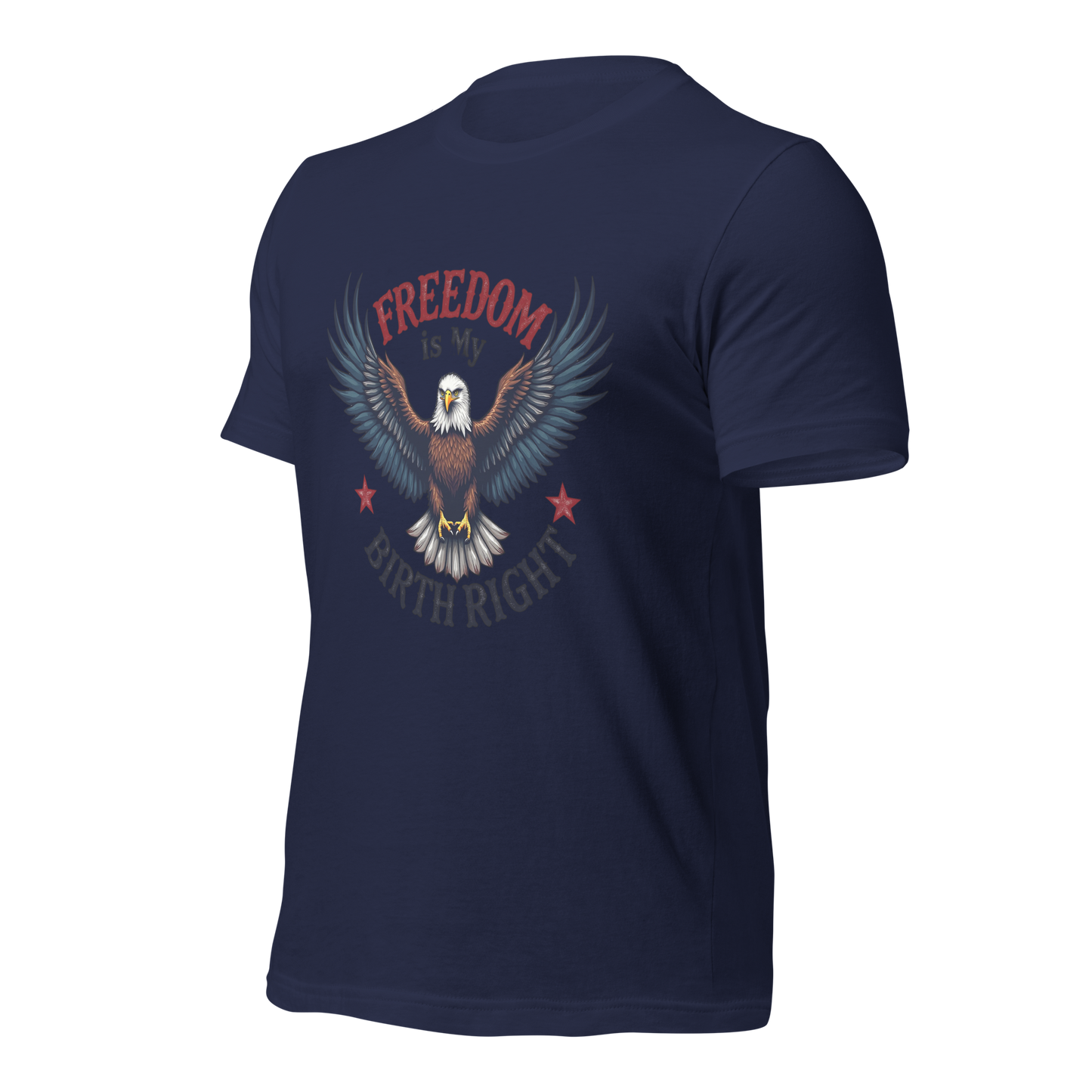 Freedom is My Birthright" Patriotic T-Shirt – Bold American Flag Design | 2A and Liberty Apparel - BoomStick Tactical Gear