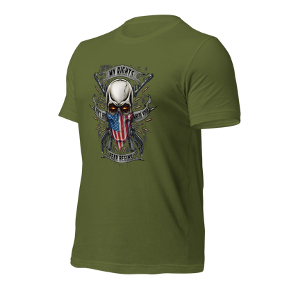 My Rights Don't End Where Your Feelings Begin – Bold Patriotic Statement Tee - BoomStick Tactical Gear